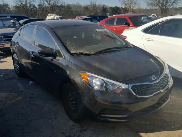 KNAFK4A66G5484894 - 2016 KIA FORTE LX BLACK photo 1