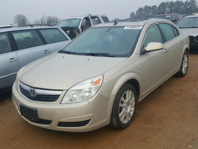 1G8ZV57B19F132086 - 2009 SATURN AURA XR GOLD photo 2