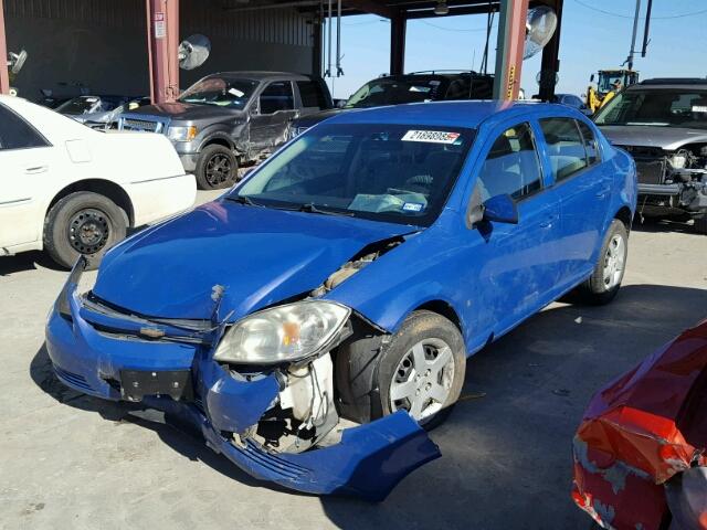 1G1AL58F087179427 - 2008 CHEVROLET COBALT LT BLUE photo 2