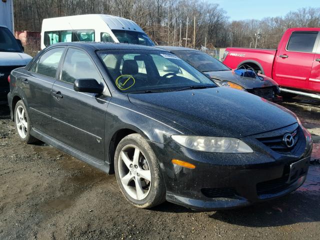 1YVHP80DX45N36134 - 2004 MAZDA 6 S BLACK photo 1