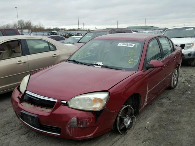 1G1ZT518X6F299866 - 2006 CHEVROLET MALIBU LT MAROON photo 2