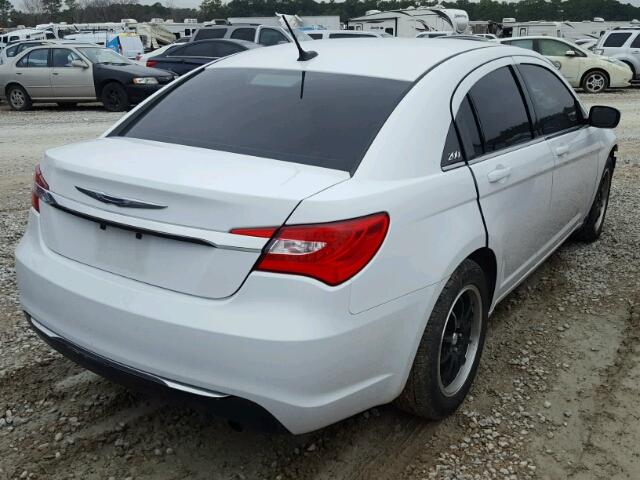 1C3CCBAB0EN209088 - 2014 CHRYSLER 200 LX WHITE photo 4