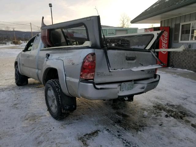 5TEUU42N08Z588645 - 2008 TOYOTA TACOMA ACC SILVER photo 3