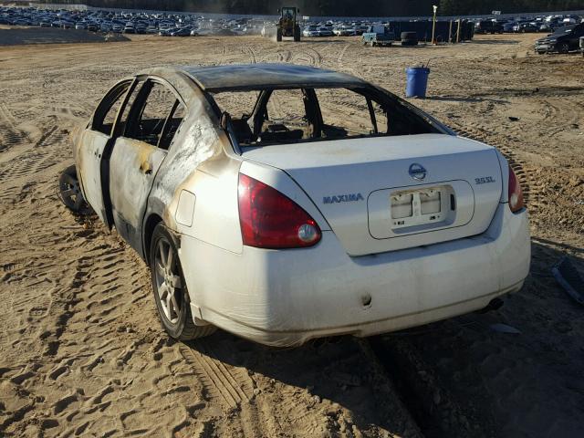 1N4BA41E84C890197 - 2004 NISSAN MAXIMA SE WHITE photo 3