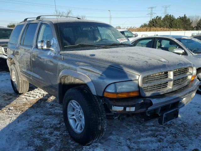 1B4HS28Z21F551537 - 2001 DODGE DURANGO GRAY photo 1