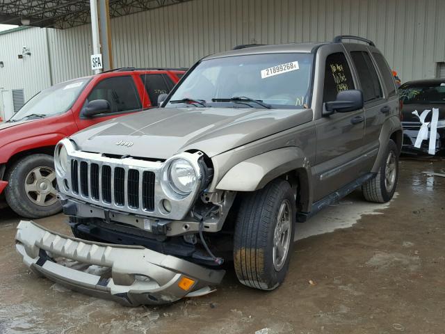 1J4GK58K05W519429 - 2005 JEEP LIBERTY LI GOLD photo 2