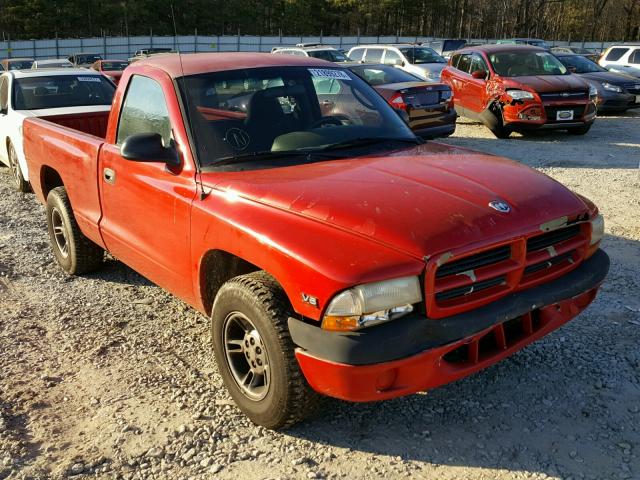 1B7FL26X5YS603799 - 2000 DODGE DAKOTA RED photo 1