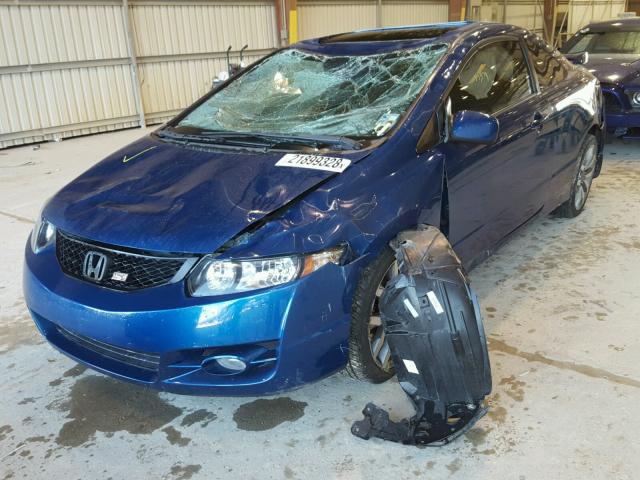 2HGFG2A5XBH700765 - 2011 HONDA CIVIC SI BLUE photo 2