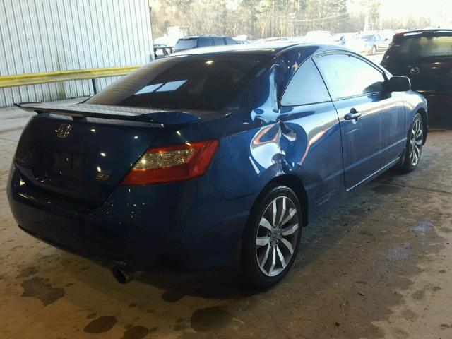 2HGFG2A5XBH700765 - 2011 HONDA CIVIC SI BLUE photo 4