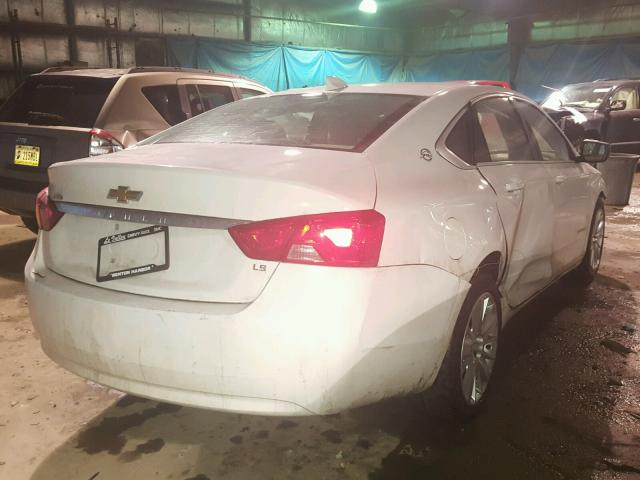 1G11Z5SLXFU141036 - 2015 CHEVROLET IMPALA LS WHITE photo 4