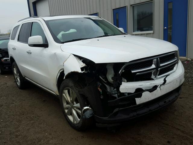 1C4RDJDG5DC602390 - 2013 DODGE DURANGO CR WHITE photo 1