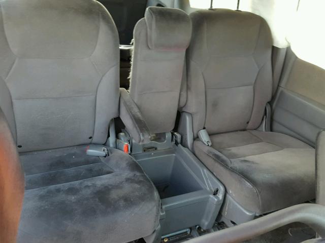 5FNRL38459B036241 - 2009 HONDA ODYSSEY EX GRAY photo 6