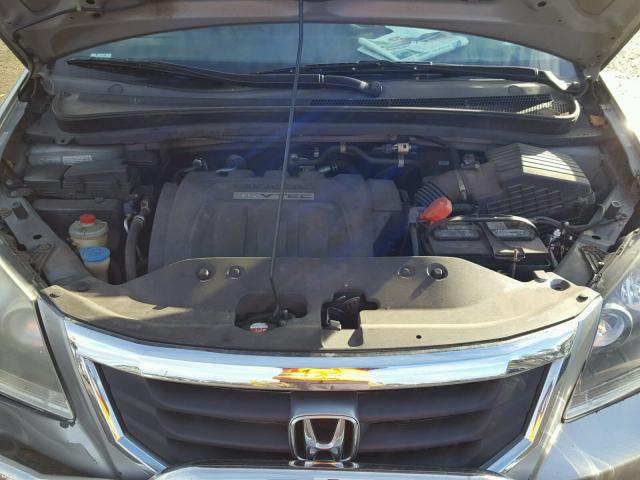 5FNRL38459B036241 - 2009 HONDA ODYSSEY EX GRAY photo 7