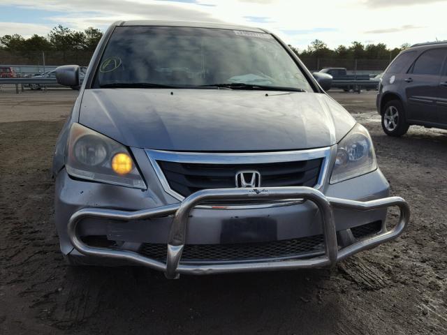 5FNRL38459B036241 - 2009 HONDA ODYSSEY EX GRAY photo 9