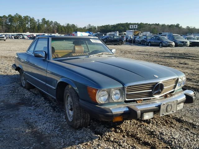 WDBBA45A7EA008594 - 1984 MERCEDES-BENZ 380 SL TEAL photo 1