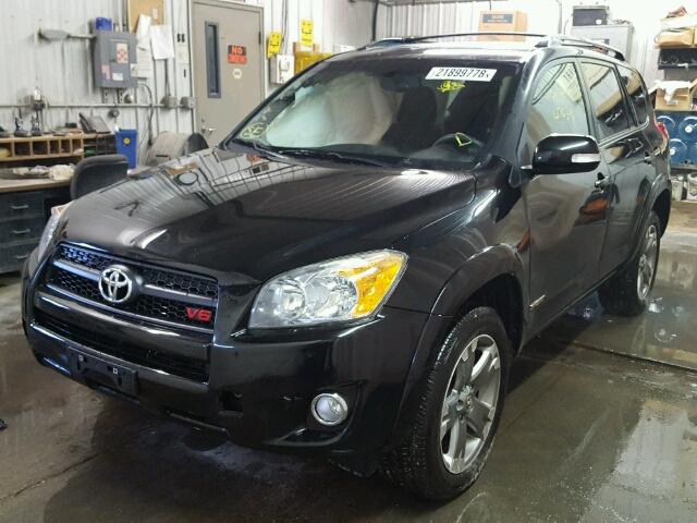 JTMBK32V195079630 - 2009 TOYOTA RAV4 SPORT BLACK photo 2