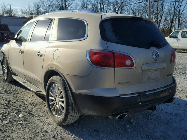 5GAEV23748J109712 - 2008 BUICK ENCLAVE CX GOLD photo 3