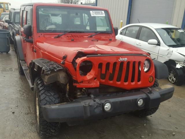 1J4BZ3H13AL174734 - 2010 JEEP WRANGLER U RED photo 9