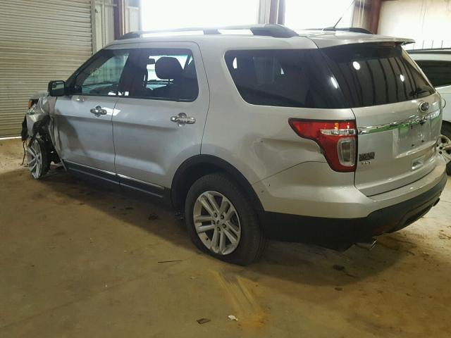 1FM5K7D88FGC49098 - 2015 FORD EXPLORER X SILVER photo 3