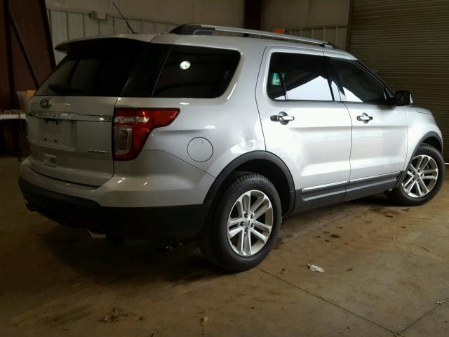 1FM5K7D88FGC49098 - 2015 FORD EXPLORER X SILVER photo 4