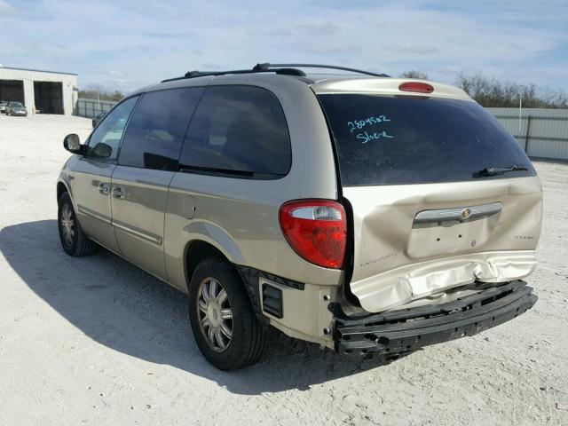 2A4GP54L37R358487 - 2007 CHRYSLER TOWN & COU BEIGE photo 3