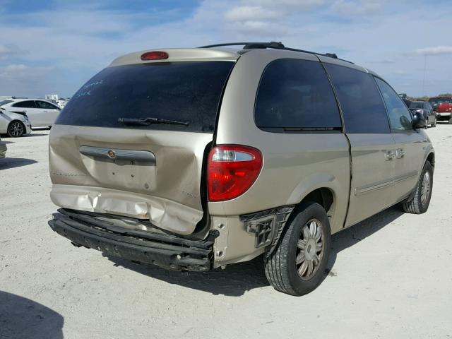 2A4GP54L37R358487 - 2007 CHRYSLER TOWN & COU BEIGE photo 4