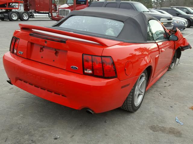 1FAFP45X3YF132705 - 2000 FORD MUSTANG GT RED photo 4