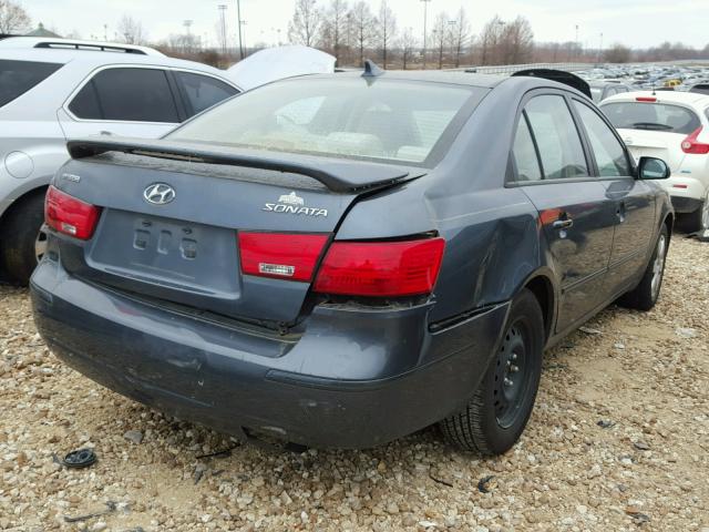 5NPET4AC1AH640560 - 2010 HYUNDAI SONATA GLS BLUE photo 4