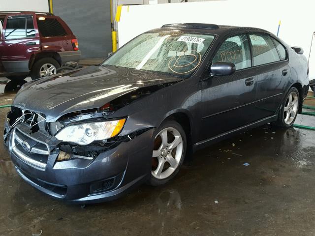 4S3BL616597228103 - 2009 SUBARU LEGACY 2.5 BLUE photo 2