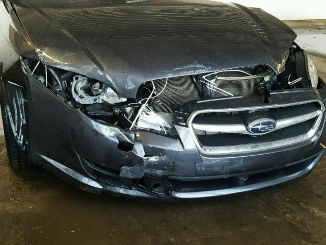 4S3BL616597228103 - 2009 SUBARU LEGACY 2.5 BLUE photo 9