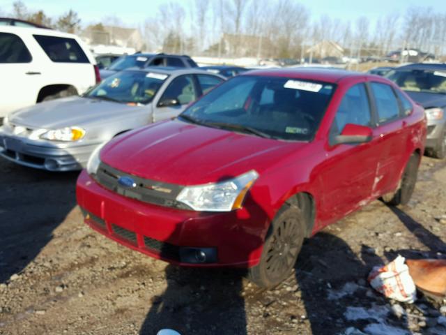 1FAHP36N69W166834 - 2009 FORD FOCUS SES RED photo 2