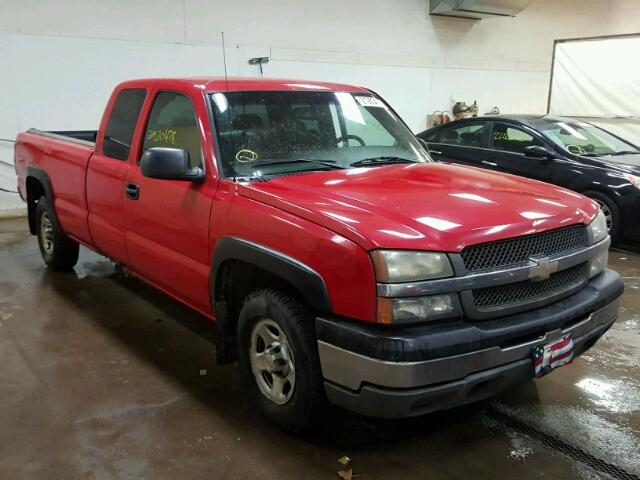 1GCEK19T43E358793 - 2003 CHEVROLET SILVERADO RED photo 1