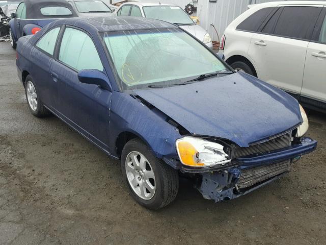 1HGEM22983L034371 - 2003 HONDA CIVIC EX 蓝色 照片 1