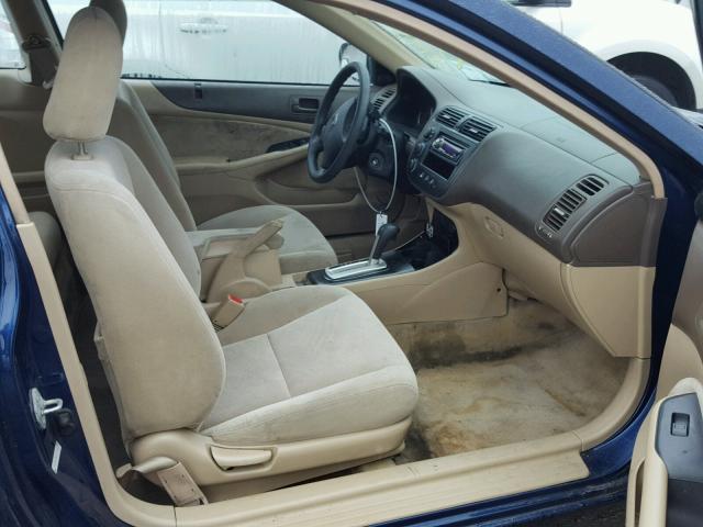 1HGEM22983L034371 - 2003 HONDA CIVIC EX 蓝色 照片 5