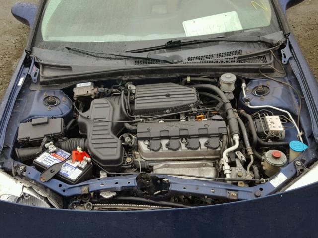 1HGEM22983L034371 - 2003 HONDA CIVIC EX 蓝色 照片 7