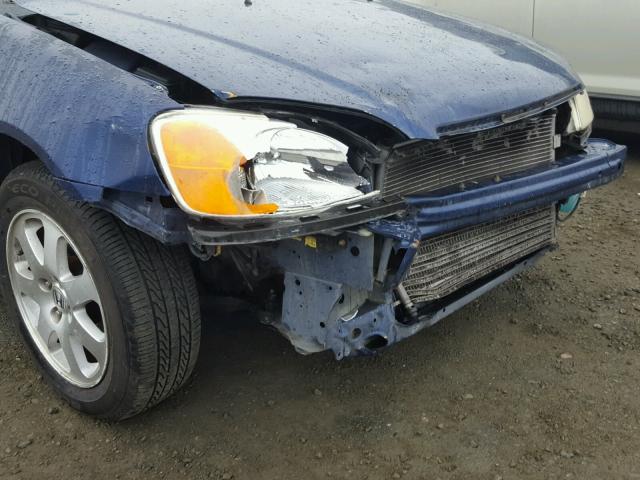 1HGEM22983L034371 - 2003 HONDA CIVIC EX BLUE photo 9