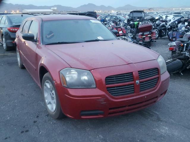 2D4FV47TX6H241882 - 2006 DODGE MAGNUM SE MAROON photo 1