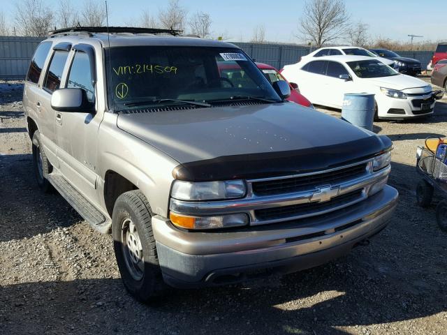 1GNEK13TX1R214509 - 2001 CHEVROLET TAHOE K150 BEIGE photo 1