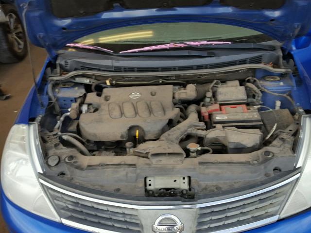 3N1BC13E89L445201 - 2009 NISSAN VERSA S BLUE photo 7