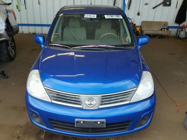 3N1BC13E89L445201 - 2009 NISSAN VERSA S BLUE photo 9