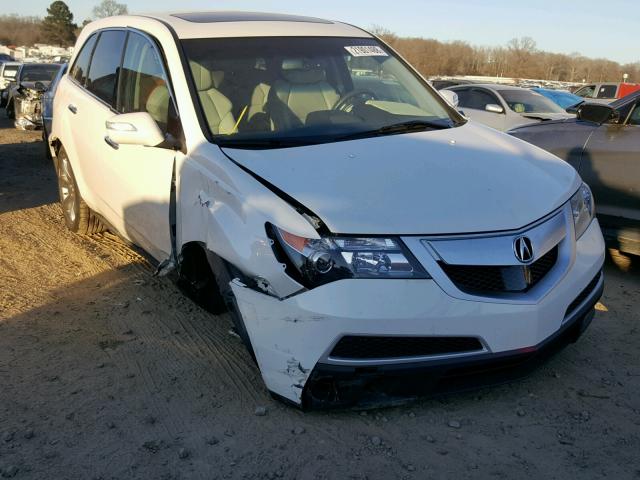 2HNYD2H58AH531828 - 2010 ACURA MDX ADVANC WHITE photo 1