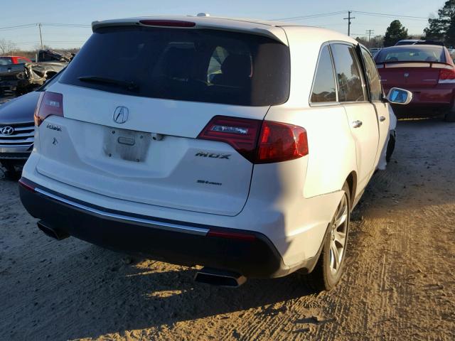 2HNYD2H58AH531828 - 2010 ACURA MDX ADVANC WHITE photo 4