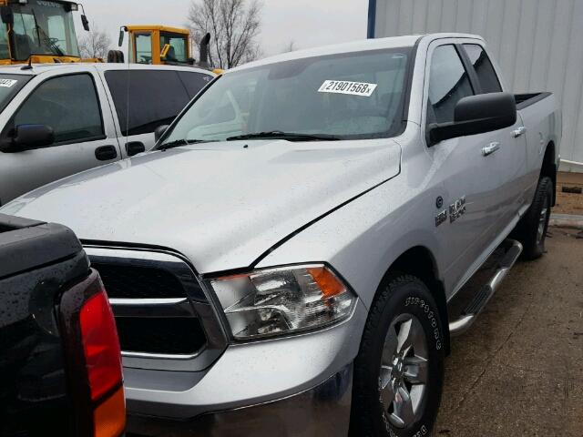 1C6RR7GT2FS518539 - 2015 RAM 1500 SLT SILVER photo 2