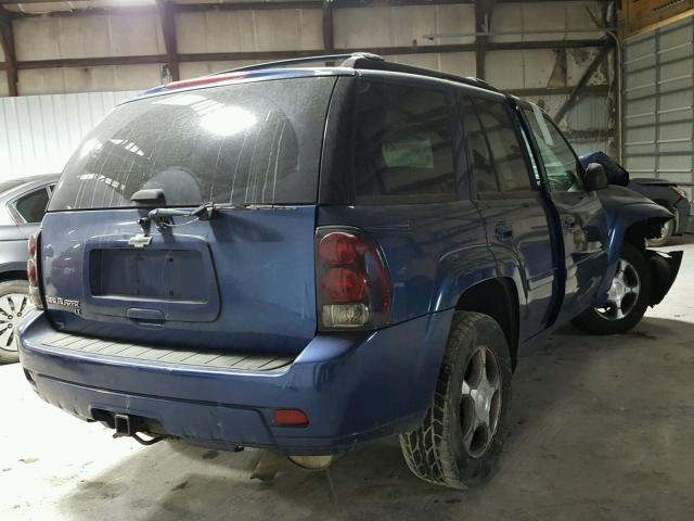 1GNDT13S662143325 - 2006 CHEVROLET TRAILBLAZE BLUE photo 4