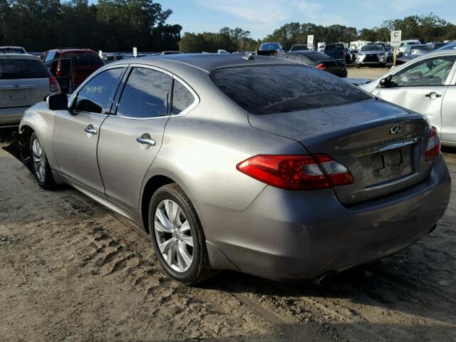 JN1BY1AR8BM374066 - 2011 INFINITI M37 X GRAY photo 3