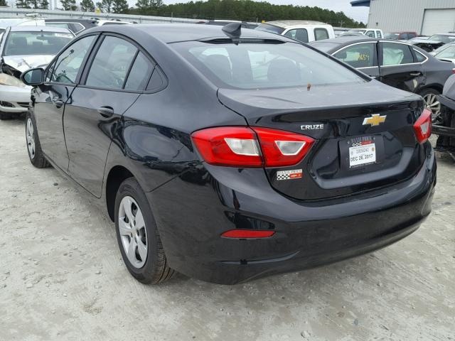 1G1BC5SM4J7126845 - 2018 CHEVROLET CRUZE LS BLACK photo 3