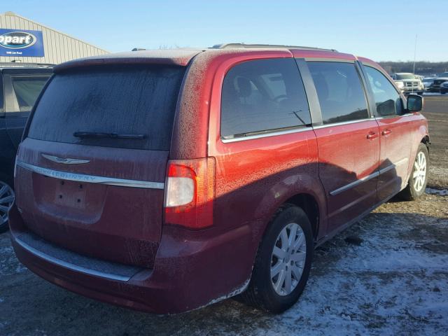 2C4RC1BG6ER324632 - 2014 CHRYSLER TOWN & COU RED photo 4