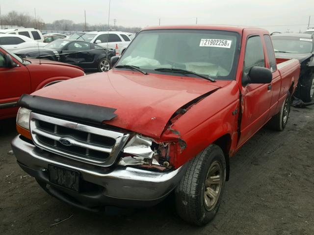 1FTYR14V3YPB35450 - 2000 FORD RANGER SUP RED photo 2