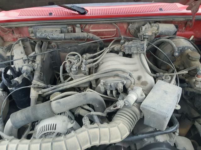 1FTYR14V3YPB35450 - 2000 FORD RANGER SUP RED photo 7