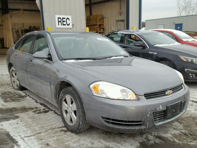 2G1WT58N979225010 - 2007 CHEVROLET IMPALA LT GRAY photo 1